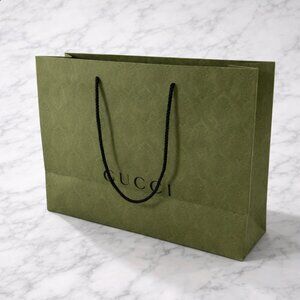 Authentic Empty Gucci Shopping Bag Large